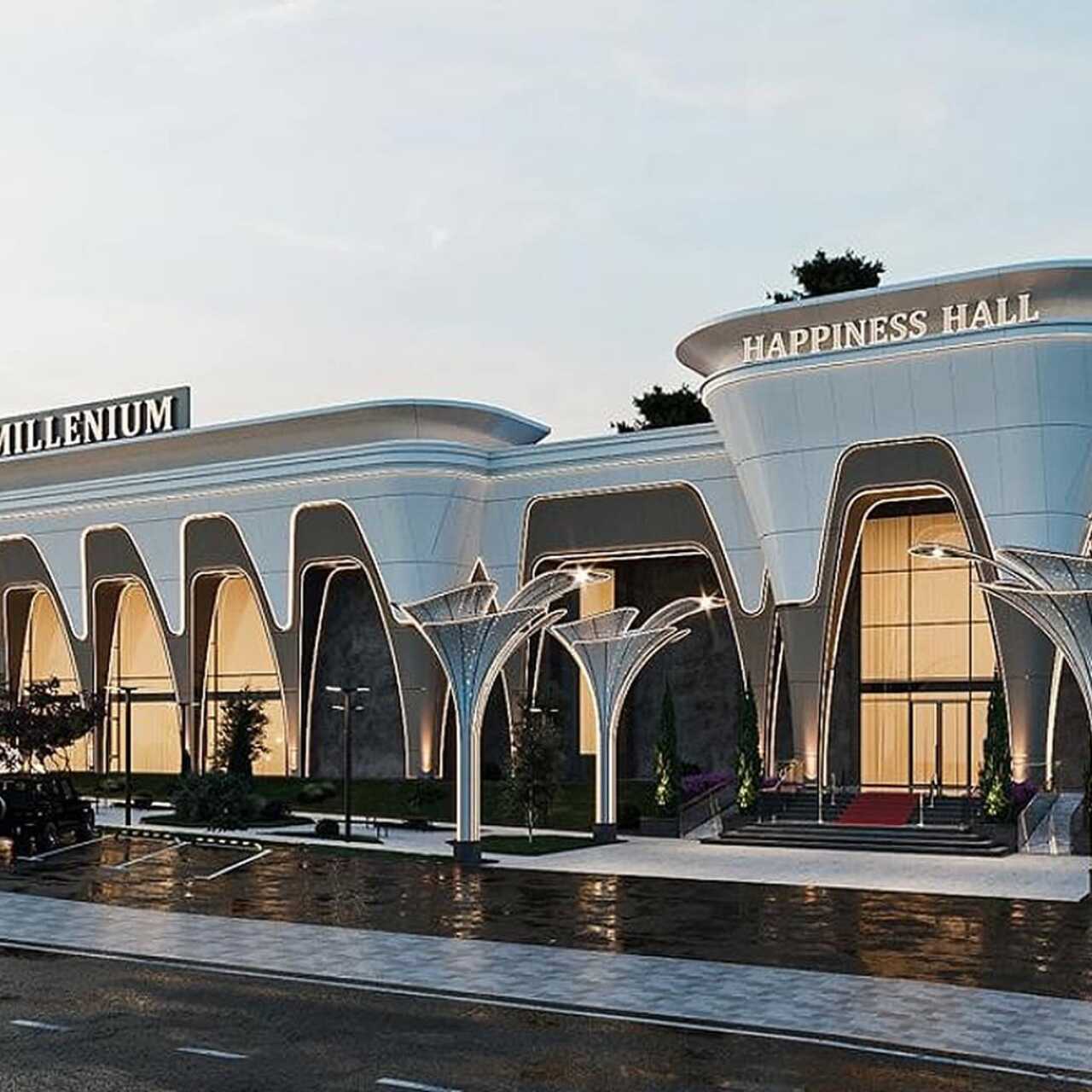 Millennium мейрамханасының сыртқы көрінісі
